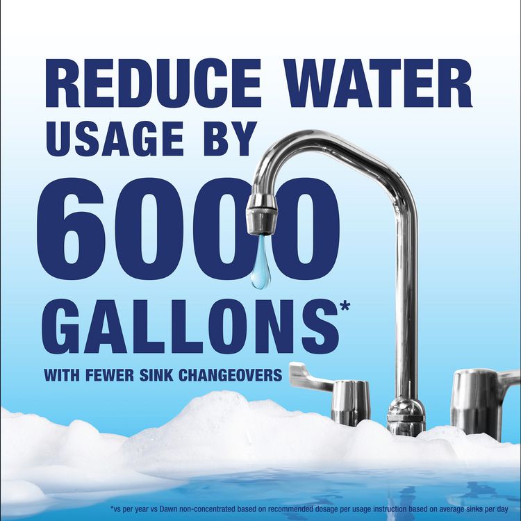 Manual Pot and Pan Dish Detergent with Pump, Original Scent, (1) Pump and (2) 1 gal Bottles/Carton