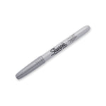 Metallic Fine Point Permanent Markers, Metallic Silver, 36/Pack