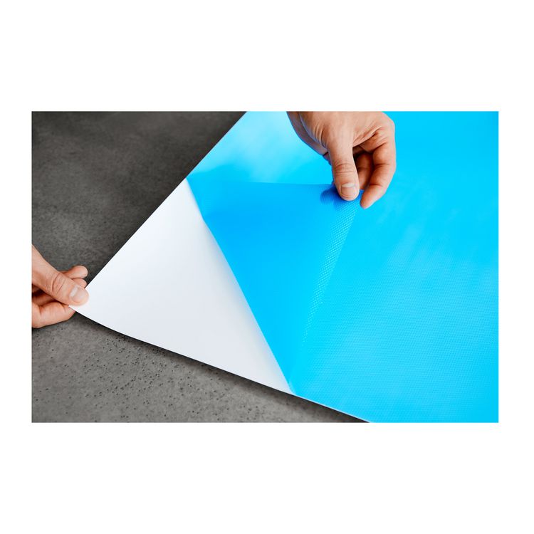 Easy Erase Permanent Marker Whiteboard Surface, Laminate Film, 96" x 48", White