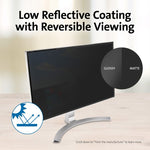 Magnetic Monitor Privacy Screen for 24" Widescreen Flat Panel Monitors, 16:10 Aspect Ratio