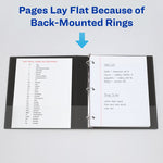 Durable View Binder with DuraHinge and Slant Rings, 3 Rings, 1" Capacity, 11 x 8.5, White, 12/Carton