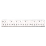 Clear Flexible Acrylic Ruler, Standard/metric, 18" Long, Clear