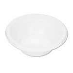 Plastic Dinnerware, Bowl, 5 oz, White, 125/Pack