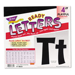 Ready Letters Playful Combo Set, 4" Tall, Black Characters, 216/Set