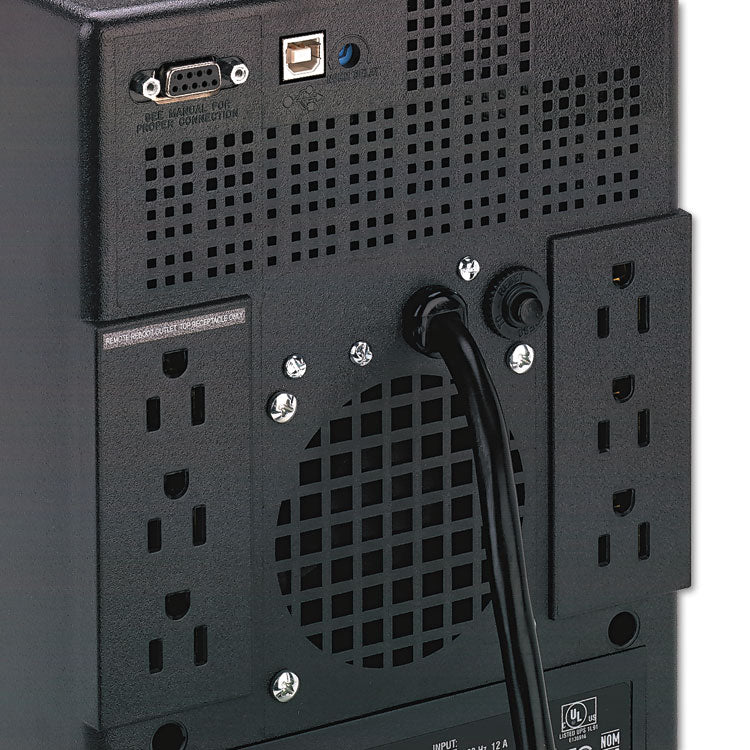 SmartPro Line-Interactive UPS Tower, 6 Outlets, 1,500 VA, 480 J