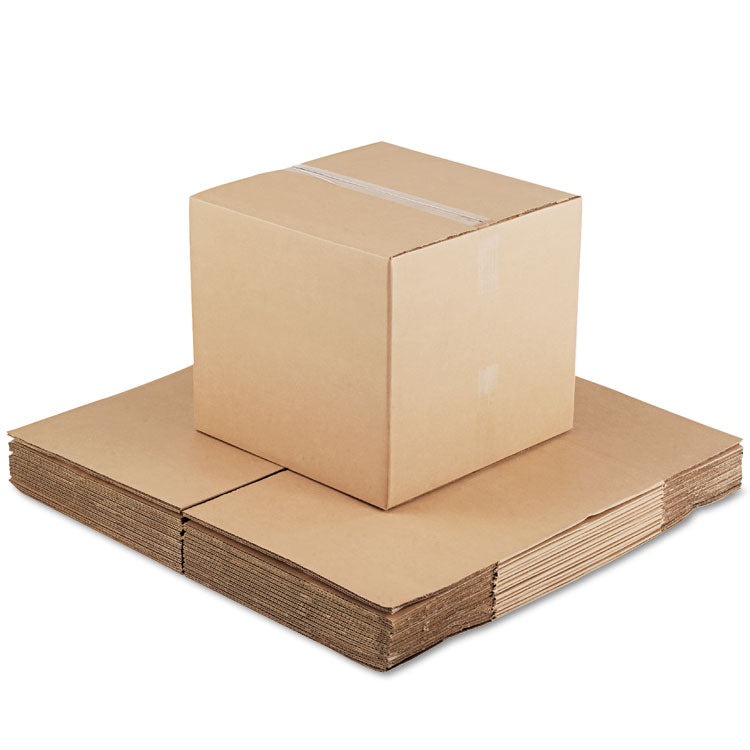 Fixed-Depth Corrugated Shipping Boxes, Regular Slotted Container (RSC), 18" x 18" x 16", Brown Kraft, 15/Bundle