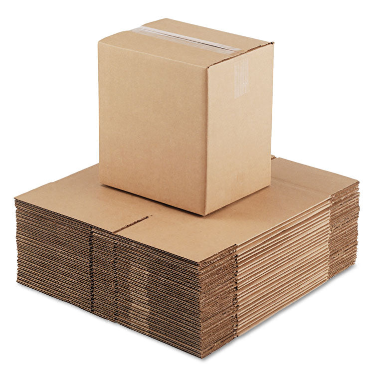 Fixed-Depth Corrugated Shipping Boxes, Regular Slotted Container (RSC), 8.75" x 11.25" x 12", Brown Kraft, 25/Bundle