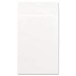 Deluxe Tyvek Expansion Envelopes, Open-End, 2" Capacity, #15 1/2, Square Flap, Self-Adhesive Closure, 12 x 16, White, 100/Box