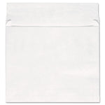 Deluxe Tyvek Expansion Envelopes, Open-Side, 2" Capacity, #13 1/2, Square Flap, Self-Adhesive Closure, 10 x 13, White, 100/BX