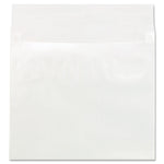 Deluxe Tyvek Expansion Envelopes, Open-Side, 4" Capacity, #15 1/2, Square Flap, Self-Adhesive Closure, 12 x 16, White, 50/CT