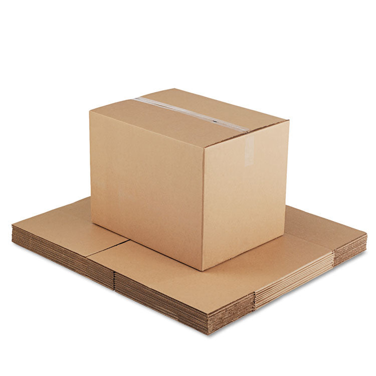 Fixed-Depth Corrugated Shipping Boxes, Regular Slotted Container (RSC), 18" x 24" x 18", Brown Kraft, 10/Bundle