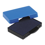 T5440 Professional Replacement Ink Pad for Trodat Custom Self-Inking Stamps, 1.13" x 2", Blue