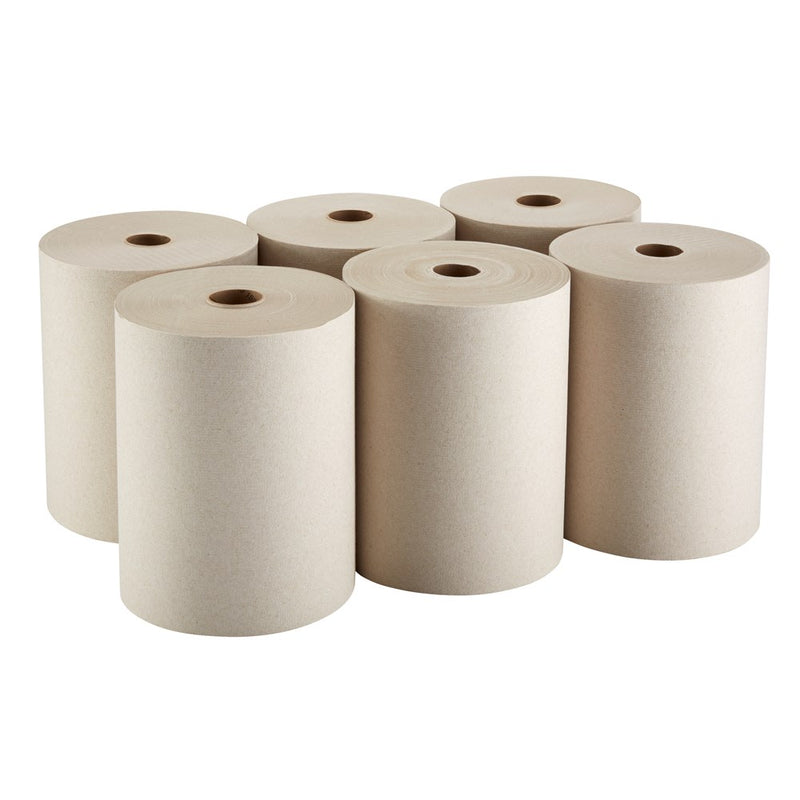 enMotion by GP PRO 1-Ply Paper Towels, 100% Recycled, Brown, 800ft Per Roll, Pack Of 6 Rolls